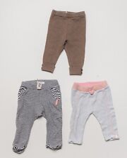 3 Hosen Gr. 62 – zara 2x noppies Leggings uni Streifen rosa Set Pack