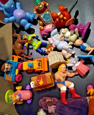 Lot--20 FAST FOOD TOYS Disney WB Looney Tunes BK McDonalds Fraggle Rock Premiums - Изображение 1 из 4