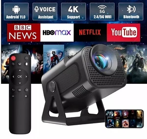 XGODY 4K Mini Smart Beamer 5G WiFi Heimkino Projektor LED Bluetooth Android NEU - Bild 1 von 12