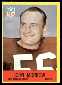 Philadelphia John Morrow 1967 New Orleans Saints #128 - Imagen 1 de 2