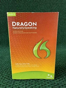 Nuance Dragon Naturally Speaking Home Edition 12.0 Speech Recognition Software - Picture 1 of 9