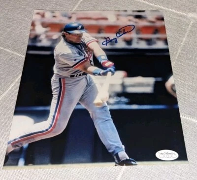Gary Carter Montreal Expos Signed 8x10 Photo JSA Sticker - Image 1 of 3