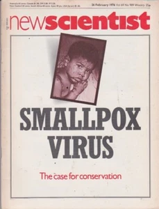 New Scientist-26 feb 1976-SMALLPOX VIRUS-THE CASE FOR CONSERVATION. - Picture 1 of 3