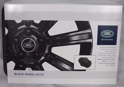 Juego de 20 tuercas cromadas negras Land Rover Range Rover genuinas L494 L405 L462 nuevas Foto 1 de 4