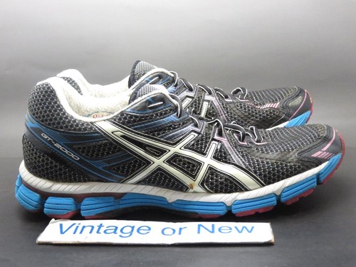 Scarpe da corsa donna Asics GT 2000 nero bianco blu elettrico T2K7N taglia 9 5
