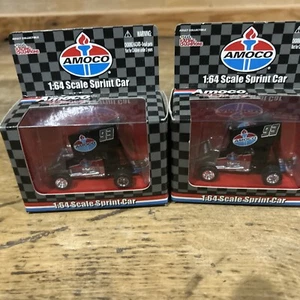 Lot Of 4 Amoco #93 Dave Blaney Sprint Car 1:64 Scale 1999 Racing Champions - Picture 1 of 6