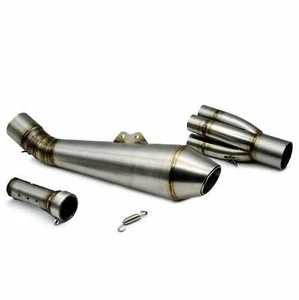 Exhaust muffler +4in1 Collector +DB Killer BMW K100 K1100 (1982-2002) Cafe Racer - Picture 1 of 12