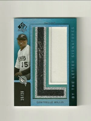 2007 SP подлинный по письму подписи #32b Dontrelle Willis 20/20 Marlins - Изображение 1 из 2