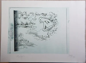 Jonas Hafner, Radierung, "Moses II", 1988/89 - Bild 1 von 8