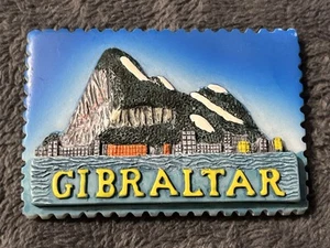 Gibraltar RARE Vintage Travel Souvenir Fridge Magnet - Picture 1 of 6