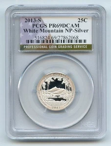 2013 S 25C Silver White Mountain PCGS PR69DCAM - Picture 1 of 1