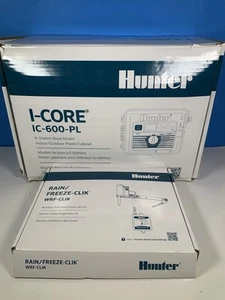 Hunter IC-600-PL I-Core 6 Station Irrigation Controller 120V 230V & WRF-CLIK - Picture 1 of 8