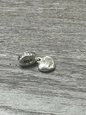 Pandora 925 Sterling Silver My Beautiful Wife Forever &Always Heart Locket Charm - Image 1 of 4