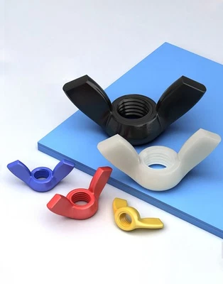Flügelmuttern Kunststoff Muttern DIN 315 Flügelmutter M4 M5 M6 M8 M10 M12 Nylon - Bild 1 von 4
