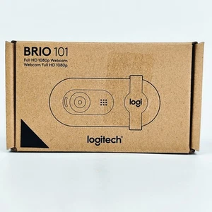 Logitech Brio 101 Full HD 1080p Webcam with Mic & Privacy Shutter For Meetings - Photo 1/9