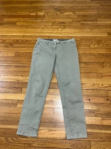 Vineyard Vines Pants Women's Size 8 High Rise Straight Leg Green Lightweight - Picture 1 of 3