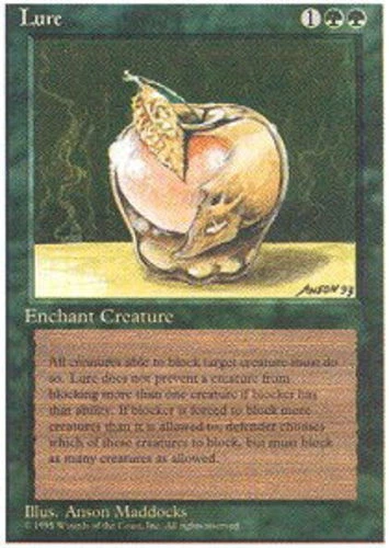 FBB Korean Lure ~ Lightly Played 4th Edition Fourth Foreign Black Border Stock I - Image 1 of 1