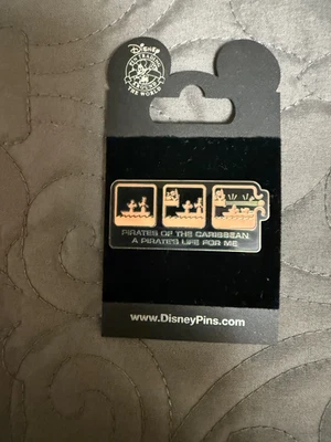 Disney Parks Pirates Of The Caribbean "A Pirates Life For Me" Mickey & Goofy Pin - Image 1 of 2