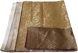 Jacquards Fabric Graduated Sample Swatch Bundles ~Traditional Patterns & Colors - Picture 1 of 20