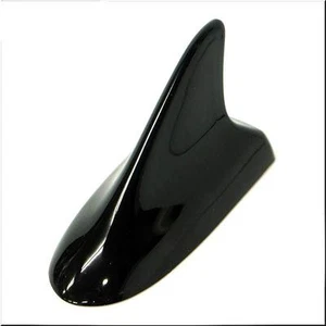 CAR ROOF TRUNK DECORATION SHARK FIN ANTENNA BLACK NO#1 - Picture 1 of 3