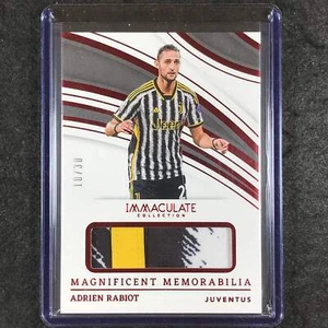 2023-24 Immaculate Soccer ADRIEN RABIOT Magnificent Memorabilia Ruby Red 10/30 - Picture 1 of 1