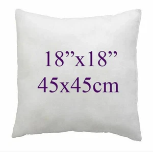 18"×18" (45 × 45 cm) Natural Duck Feather&Down Cushion Insert Pads pack of 2 - Picture 1 of 3