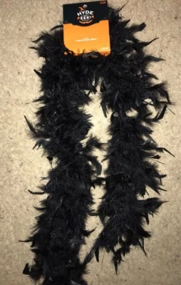 Women’s 60" 5 Ft Costume Accessory Black Feather Boa Hyde And eek! NWT Lot 4 - Image 1 of 3