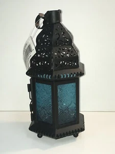 10 Inch Tall Votive Lantern with Handle and Feet - Picture 1 of 5