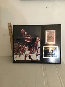 Vintage Isaiah Rider Photo Trading Card Wall Plaque Hologram MAKE OFFER! - Picture 1 of 4