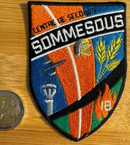 ÉCUSSON PATCH CENTRE DE SECOURS SOMMESOUS MARNE (ÉCU 55) - Picture 1 of 3