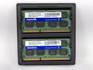 ADATA 8GB (2x4GB) DDR3 1600MHz SODIMM 204 Pin Laptop Memory Ram Matched Pair - Picture 1 of 4