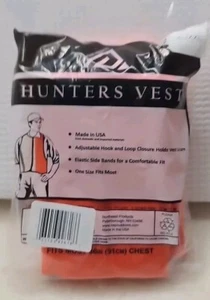 MOSSY OAK ORANGE HUNTERS VEST XL / 2XL FITS UP TO 52" CHEST USA MADE - Picture 1 of 2