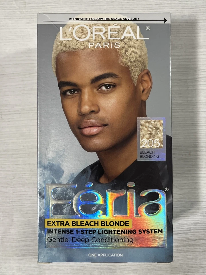 Color de cabello permanente intenso LOreal Paris Feria #205 rubio blanqueador extra Foto 1 de 1