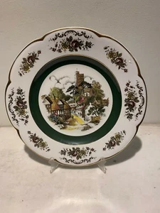 Wood and Sons, England- Ascot Service Plate Village Scene - Picture 1 of 8