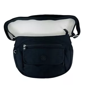Kipling Syro Crossbody Bag Black Nylon With Adjustable Strap - Picture 1 of 15