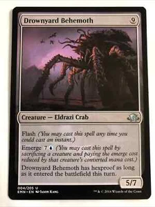 Magic The Gathering Eldritch Moon Drownyard Behemoth 004/205 LP - Imagen 1 de 2
