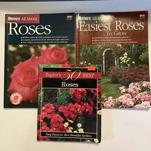 3 Rose Roses Books Taylors 50 Best Easist To Grow All About Roses Paperback - Picture 1 of 20