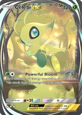 IMMERSIVE CELEBI EX HOLO FULL ART POKEMON TCG POCKET READ DESCRIPTION - Image 1 of 4