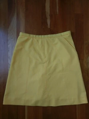 Falda corta vintage Haymaker Lacoste amarilla banana línea A tenis golf retro Foto 1 de 4