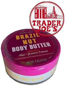 Trader Joe’s Brazil Nut Body Butter BRAZILIAN Cream Limited Edition New 🔥