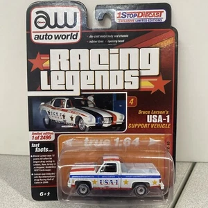 Chevrolet C-10 1973 Auto World 1:64 Bruce Larson's EE. UU.-1Racing Legends Limited - Imagen 1 de 2