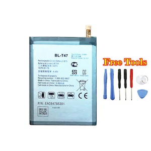 Batterie de remplacement pour LG Velvet 5G, LM-G900UM BL-T47 4300mAh + outils - Photo 1 sur 2