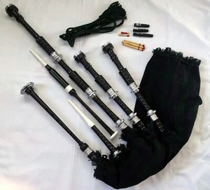  Gaitas Highland cantidades de plata palo de rosa/gaitas escocesas/gaita, Gaita - Imagen 1 de 4