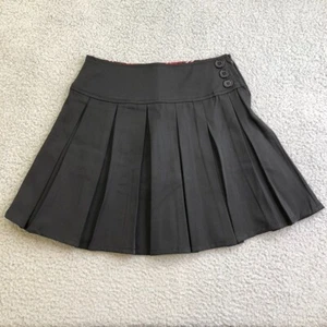 Bienzoe Pleated Skirt Shorts Girls 8 Black Above Knee School Uniform New - Picture 1 of 13