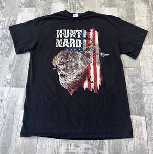 Delta Pro Hunt Hard Lab Hund Herren Größe Large Duck Hunter Grafik T-Shirt - Bild 1 von 5