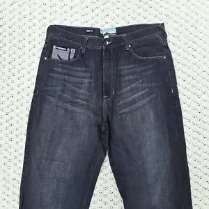 Vtg Ecko Unltd Baggy Fit Graphic Pockets Jeans Distressed Skate Hip Hop Y2K - 38 - Picture 1 of 12
