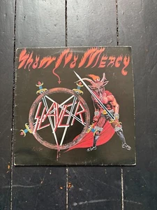Slayer – Show No Mercy LP 1983 Metal Blade MBR 1013 Silver Label WITH INSERT - Picture 1 of 5