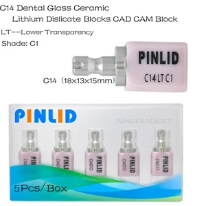Bloques de displicado de litio de cerámica de vidrio dental C14 LT C1 Cerec Emax bloque CAD CAM - Imagen 1 de 11