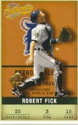 2002 Fleer Authentix Baseball Card Pick - Image 1 of 1