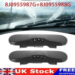 2Pcs Windscreen Washer Nozzles Jet Front Heated For Audi TT A1 A3 A4 2001-2008 - Picture 1 of 24